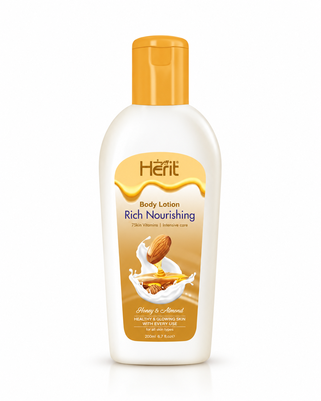 Herit Honey Almond Body Lotion – Nourishing Hydration (100 ml)