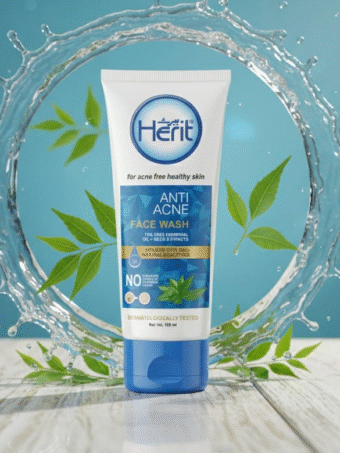 Herit Anti Acne Face Wash – For Clear, Healthy Skin